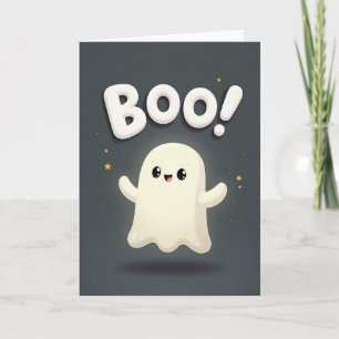 Tarjeta de Felicitación de Boo Amistoso