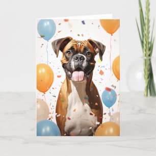Tarjeta de felicitación de Boxer Celebration