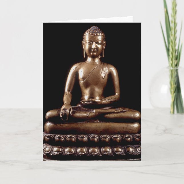 TARJETA DE FELICITACIÓN DE BUDA (Anverso)