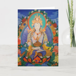 Tarjeta de felicitación de Buda para cualquier