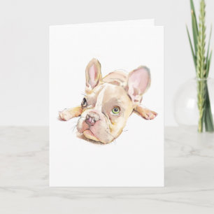 Tarjeta de Felicitación de Bulldog Francés, Regalo