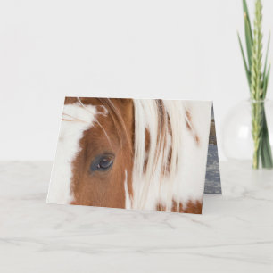 Tarjeta de felicitación de Caballo Ojo del Jefe