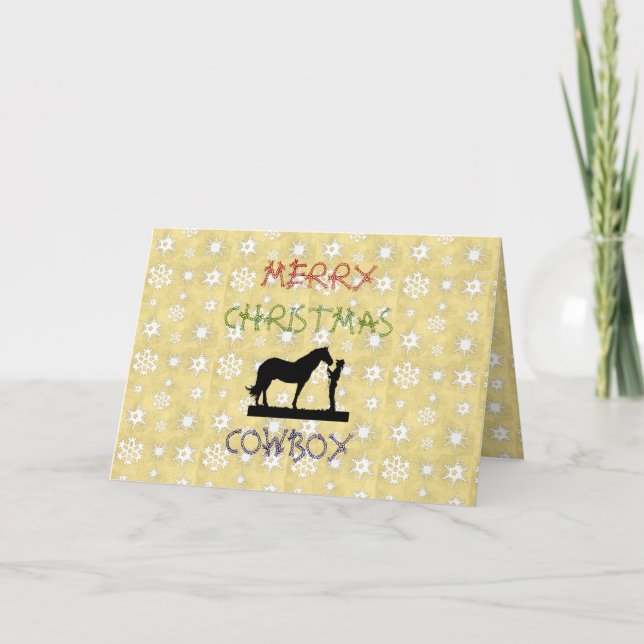 Tarjeta de felicitación de caballos de la colecció (Anverso)