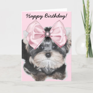 Tarjeta de felicitación de cachorro Happy Birthday