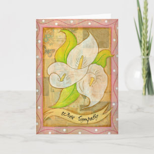 Tarjeta de felicitación de Cala Lily,