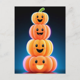 Tarjeta de Felicitación de Calabaza de Halloween E