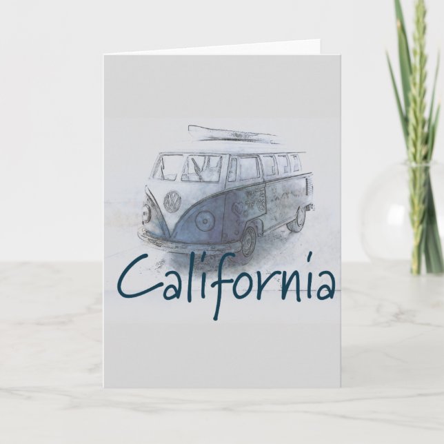 Tarjeta de felicitación de California (Anverso)
