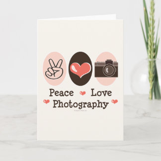 Tarjeta de felicitación de cámara de fotos de Peac