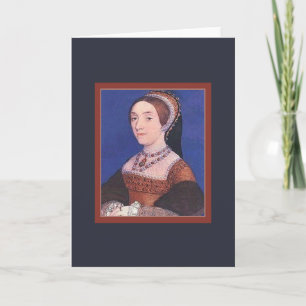 Tarjeta de felicitación de Catherine Howard (Tudor