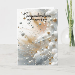 Tarjeta de Felicitación de Celebración Celestial