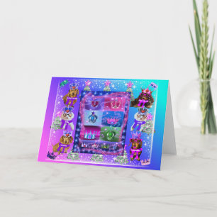 Tarjeta de felicitación de Celebración de Adviento