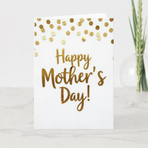 Tarjeta de felicitación de celebración dorada