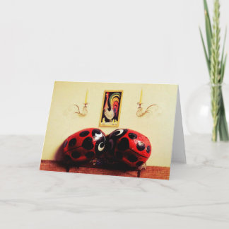 Tarjeta de felicitación de celebración linda de