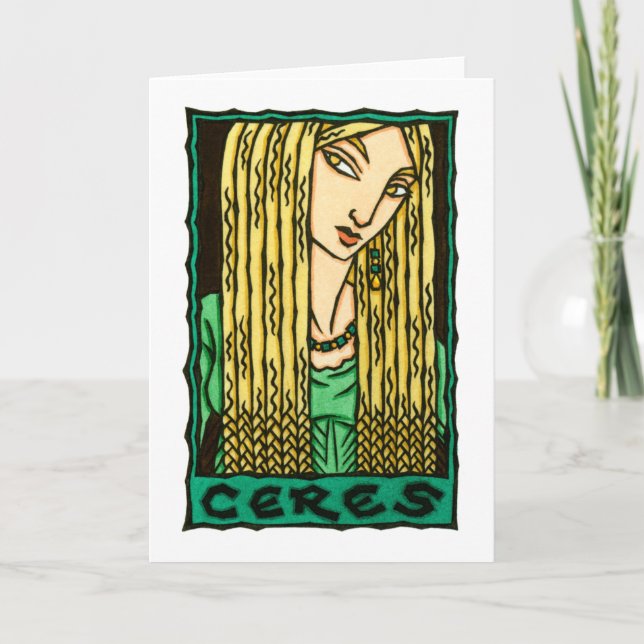 Tarjeta de felicitación de Ceres (Anverso)