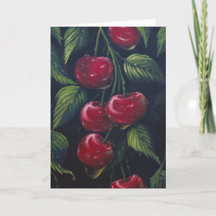 Tarjeta de felicitación de Cherry Rain