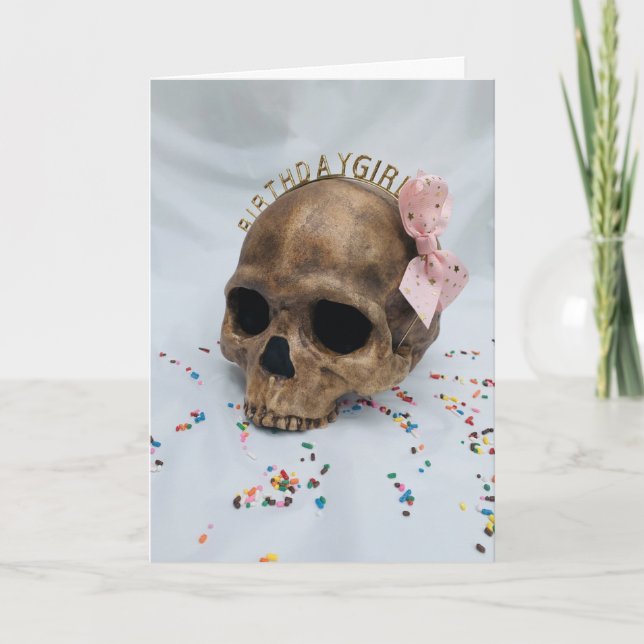 Tarjeta de felicitación de Chica de cumpleaños - S (Anverso)