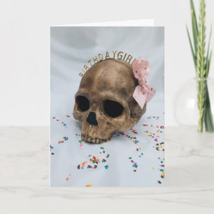 Tarjeta de felicitación de Chica de cumpleaños - S