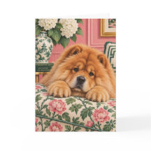 Tarjeta de Felicitación de Chow Chow