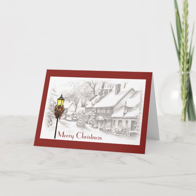 Tarjeta de felicitación de ChristmasTown (Anverso)