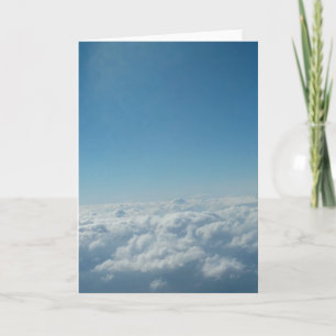 Tarjeta de felicitación de cielo nublado