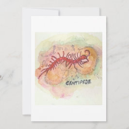 Tarjeta de Felicitación de Cienpiés