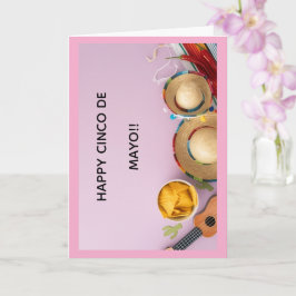 Tarjeta de felicitación de Cinco de Mayo feliz