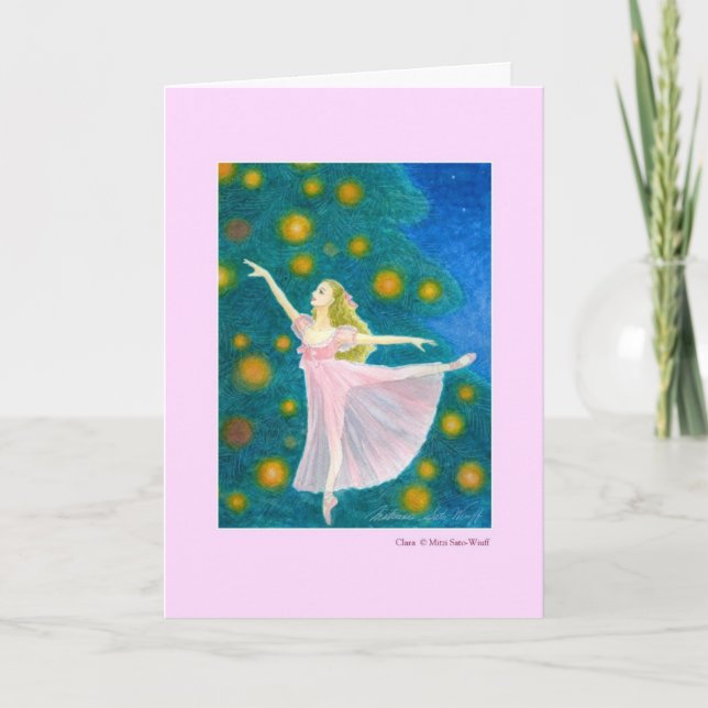 Tarjeta de felicitación de Clara (personalizable) (Anverso)