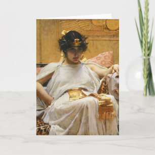 Tarjeta de felicitación de Cleopatra del