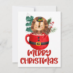 Tarjeta de felicitación de clipart de Navidad en u