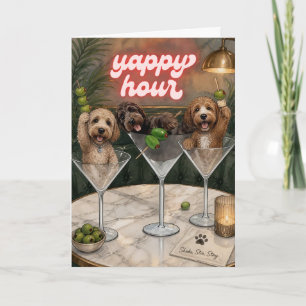 Tarjeta de felicitación de cóctel para perros Yapp