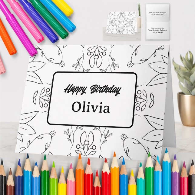 Tarjeta de felicitación de color personalizada (41 (Subido por el creador)
