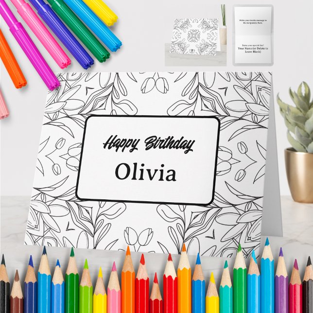Tarjeta de felicitación de color personalizada (44 (Subido por el creador)