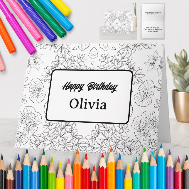 Tarjeta de felicitación de color personalizada (45 (Subido por el creador)