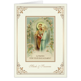 Tarjeta de Felicitación de Compromiso de Oración C