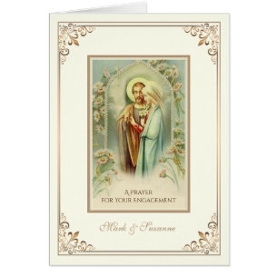 Tarjeta de Felicitación de Compromiso de Oración C
