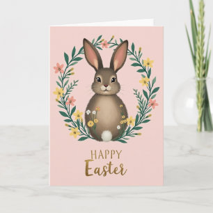 Tarjeta de Felicitación de Conejito Dulce