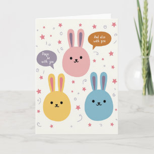 Tarjeta de Felicitación de Conejitos Peeps