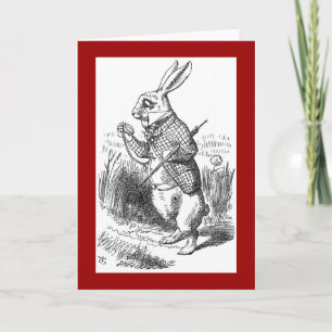 Tarjeta de felicitación de conejo
