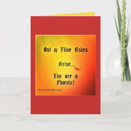 Tarjeta de felicitación de cotizaciones Inspirador