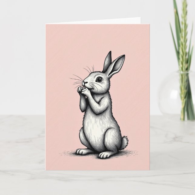 Tarjeta de Felicitación de Criatura Suave (Anverso)