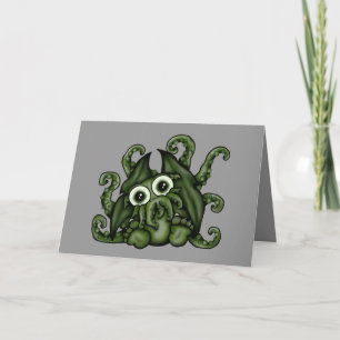Tarjeta de felicitación de Cthulhu