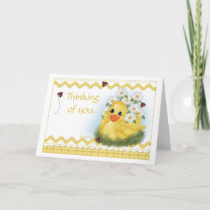 Tarjeta de felicitación de CuddleCreek® SunnyDuck