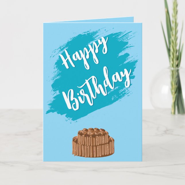 Tarjeta de felicitación de cumpleaños (Anverso)