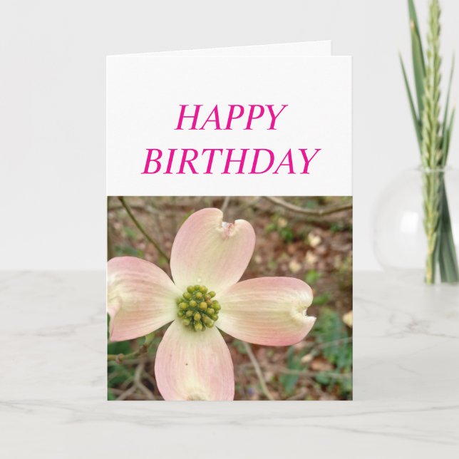 Tarjeta de felicitación de cumpleaños. (Anverso)