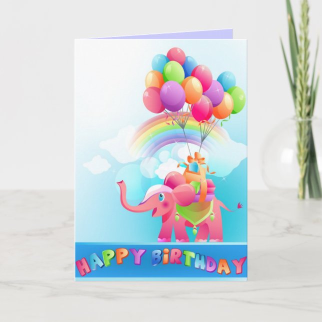 Tarjeta de felicitación de cumpleaños (Anverso)