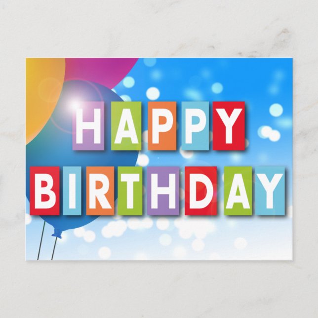 Tarjeta de felicitación de cumpleaños 1 (Anverso)