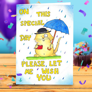 Tarjeta de FELICITACIÓN de cumpleaños británica