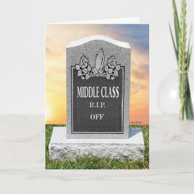 Tarjeta de felicitación de cumpleaños Cla$$ Middle (Anverso)