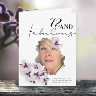 Tarjeta de felicitación de cumpleaños con foto de 