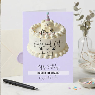 Tarjeta de felicitación de cumpleaños con foto de